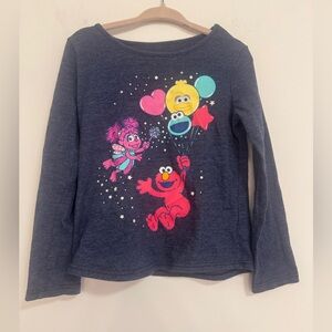 Jumping Beans Navy Blue Sesame Street Long Sleeve Tee